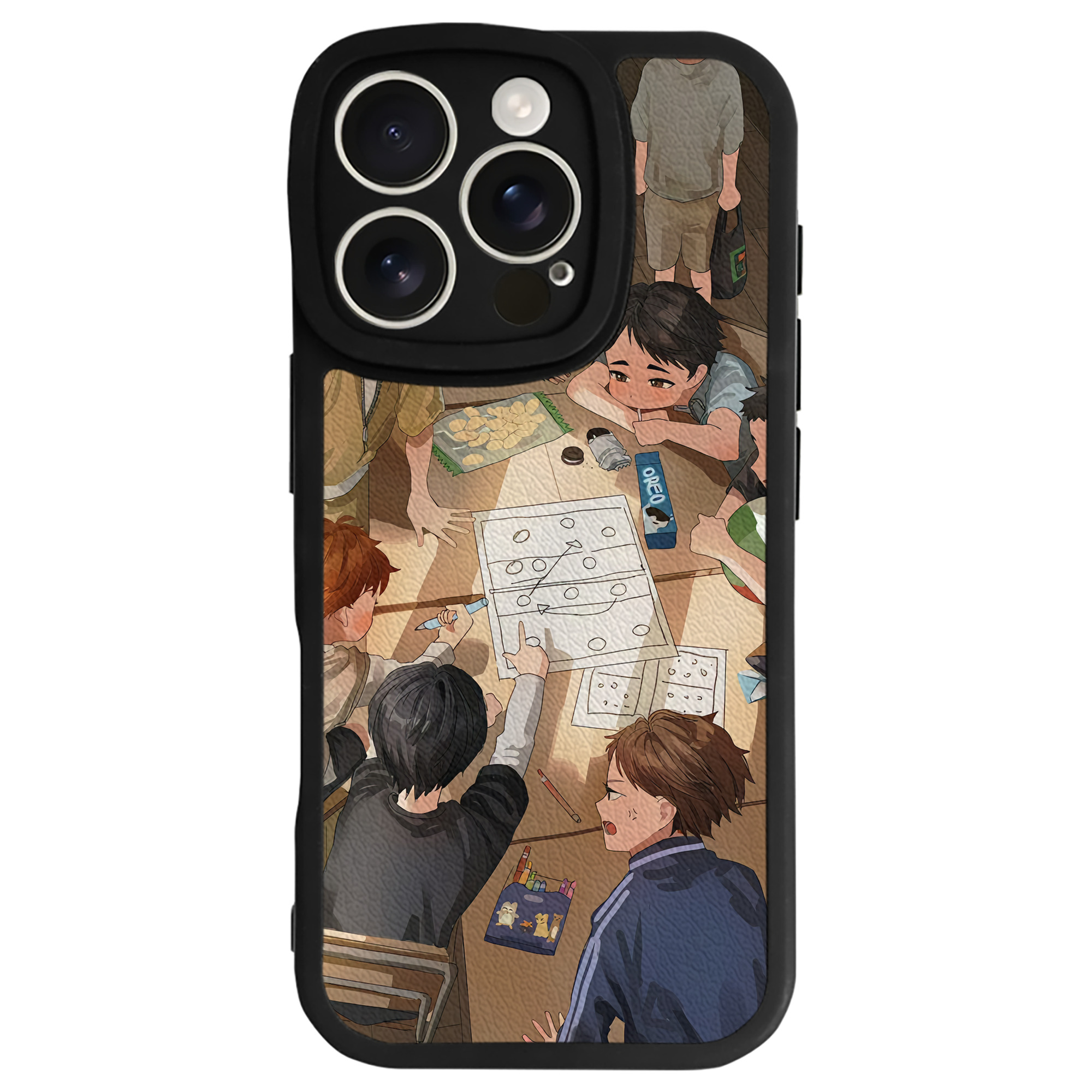 （画像用） ハイキュー!! Haikyu!! 【iPhone 16シリーズ対応】シリコンスマホケース（レザー調） 材質：シリコン